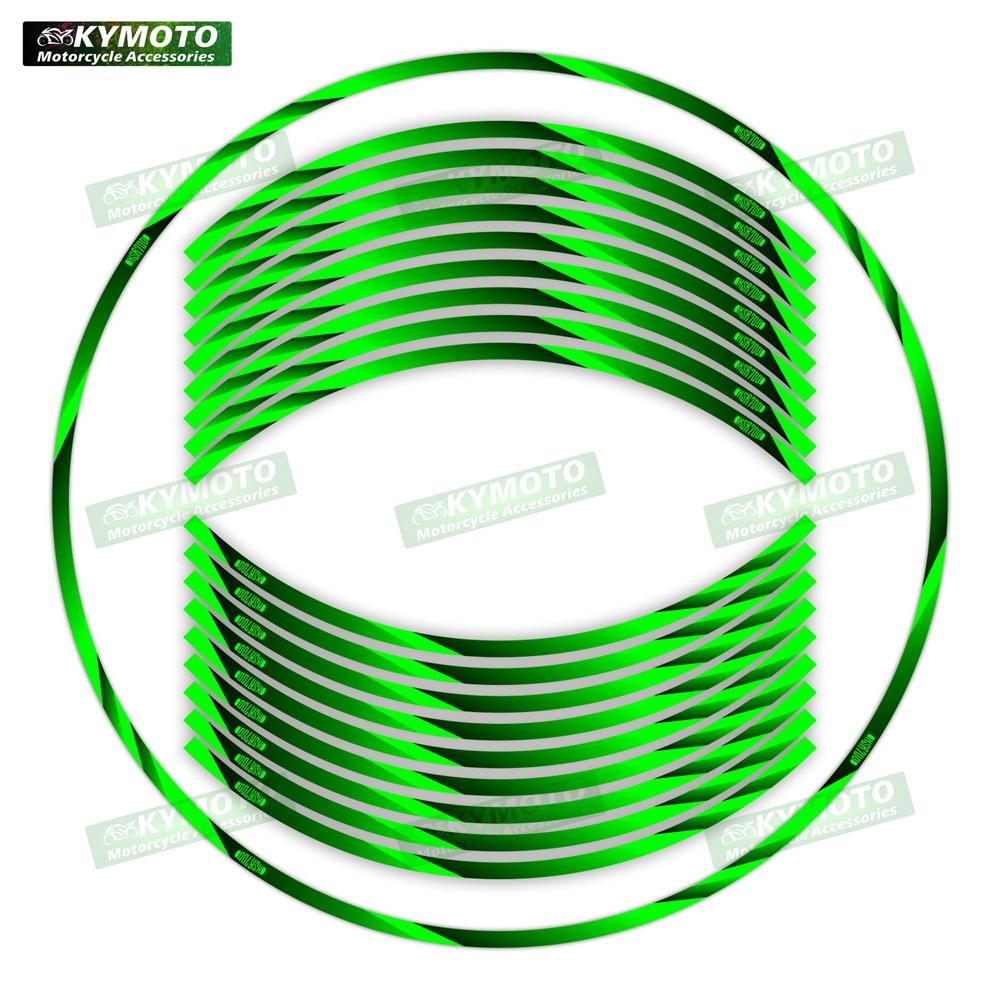 For XSR700 XSR 700 motorcycle accessories 17 inch front and rear wheel decals fairing hub modified reflective stripe stickers
