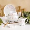 Creative Cute Octopus Bowl Ceramic Household Bowl Dish Eating Bowl Household Dish Plate Eco-Friendly Tableware Set