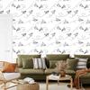 Paper airplanes with hearts wallpaper for living room and bedroom 50x1000