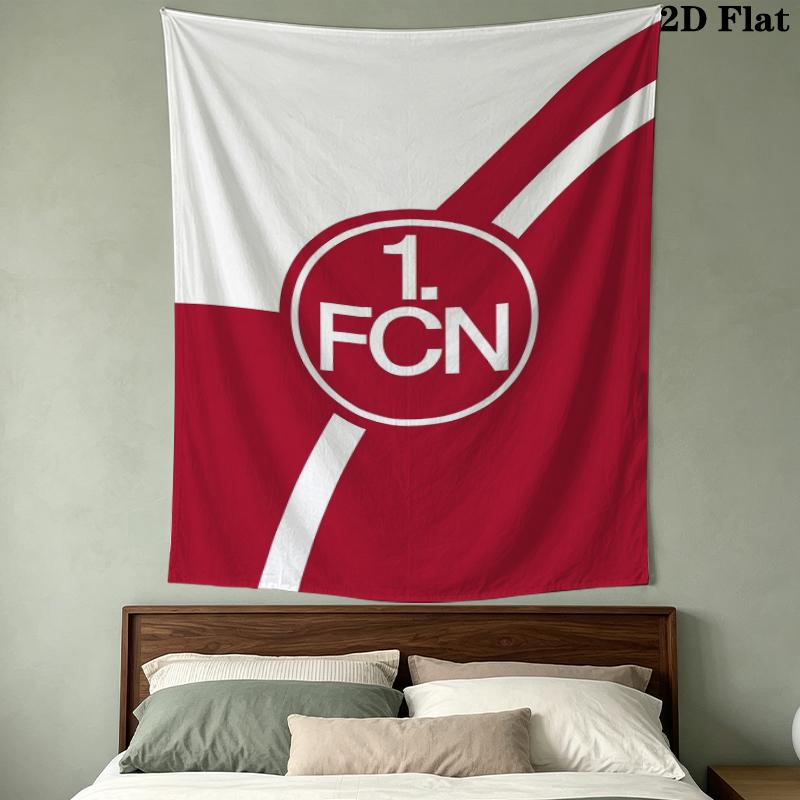 1 FC Nürnberg Wall Tapestry Aesthetic Wall Hanging Printed Fabric Blanket Decorative Tapestries for Bedroom Living Room Home Decor