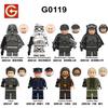 G0119 Planet Series Mingzaka Remnant Mud Swamp Army Captain Building Block Figurine Children Assembling Toy Bags