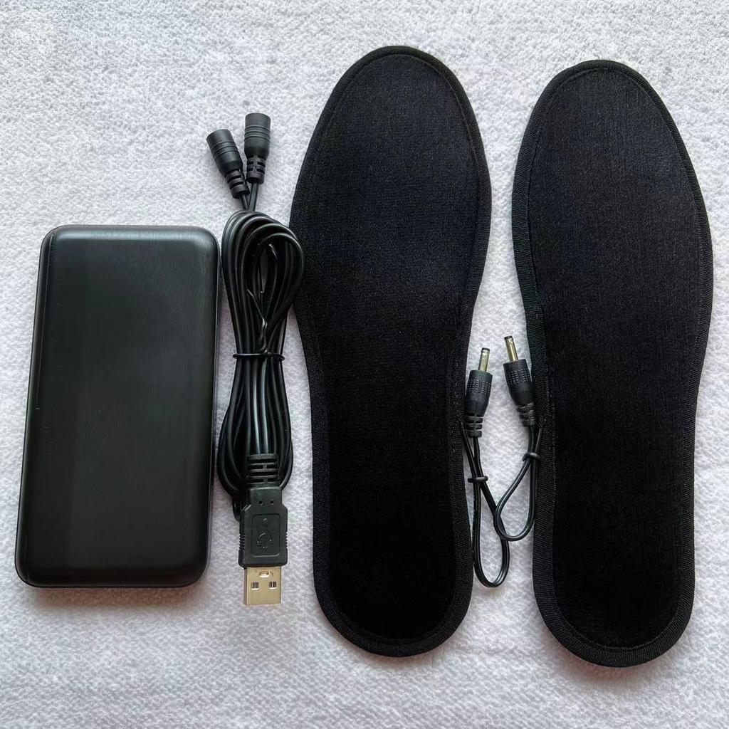 USB-перезаряжаемые стельки с подогревом - Электрические грелки для ног для использования на открытом воздухе