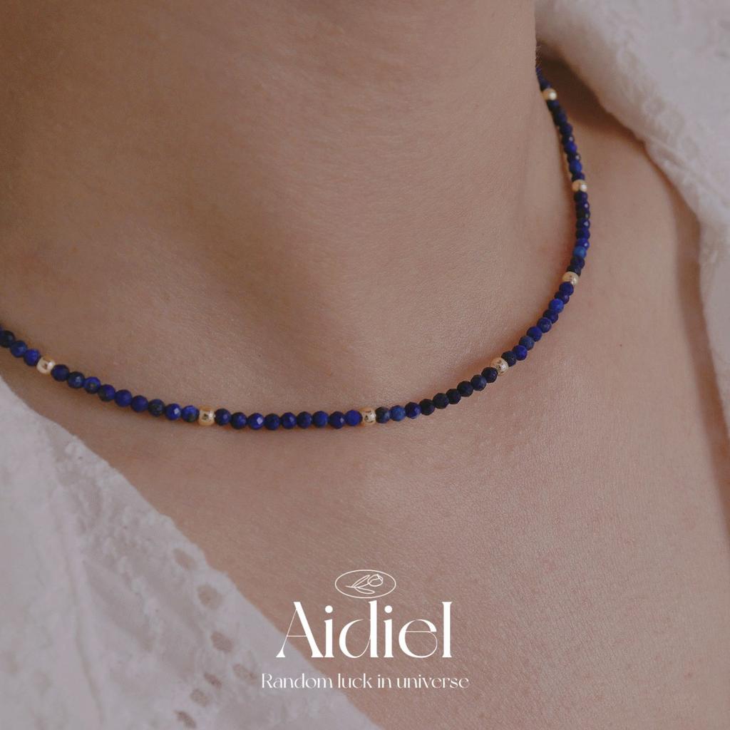 Ожерелье из лазурита для женщин, агаты, флюорит, лазурит, пуля, ключица, цепочка, ювелирное изделие, подарок