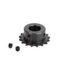 1pcs 04C 11T-40T #25 Roller Chain Sprockets Wheel Pitch 1/4" 6.35mm Bore 5/6/8/10/12/12.7/14mm 45# Steel Industrial Chain Gear