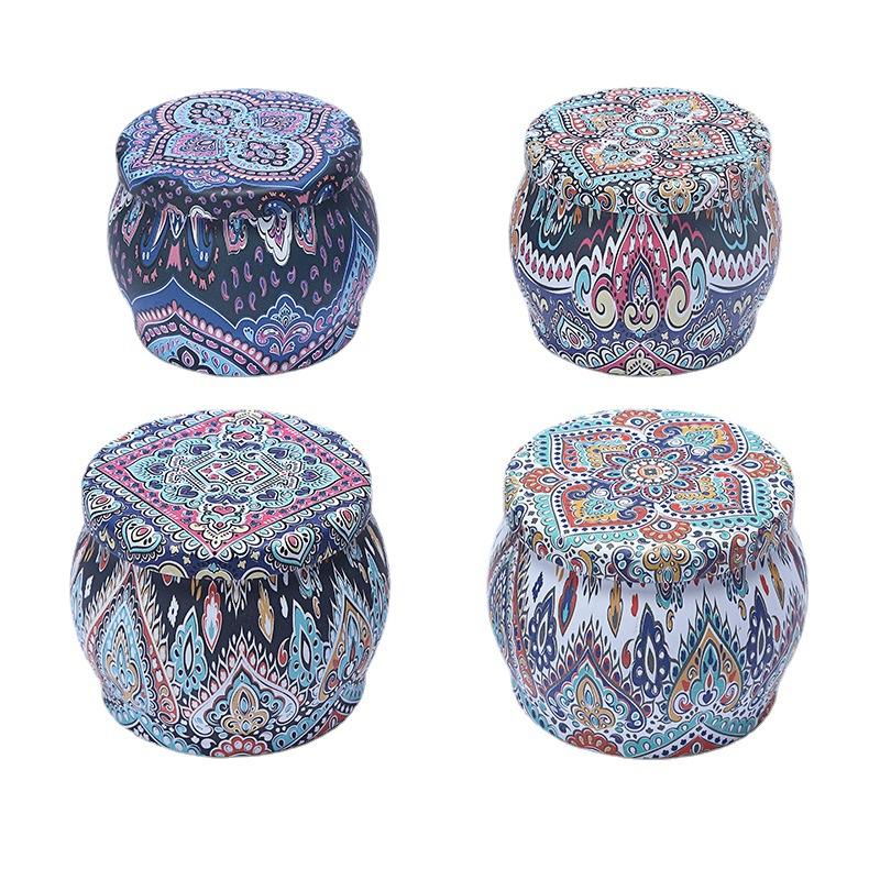 Жестяная свеча Праздничная атмосфера Ароматическая свеча Свеча из натурального растительного соевого воска Аромат Аромат Атмосферная свеча