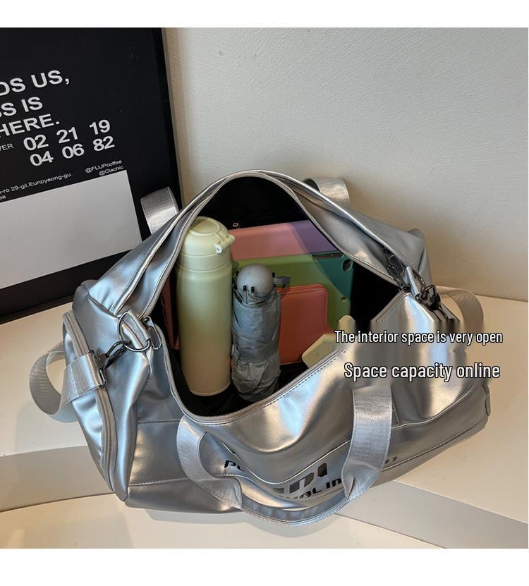 Водонепроницаемая сумка через плечо большой емкости для женщин - Легкая, с разделением на сухое и влажное, идеально подходит для спортзала, спорта и йоги