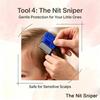 Stainless Steel Lice Comb Set Pack of 4 Durable Nit Removers for Family Use Professional Hair Care Tools for Adults and Kids