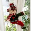 Мультяшная плюшевая кукла держатель для штор Санта снеговик олень украшение для штор рождественская пряжка для штор