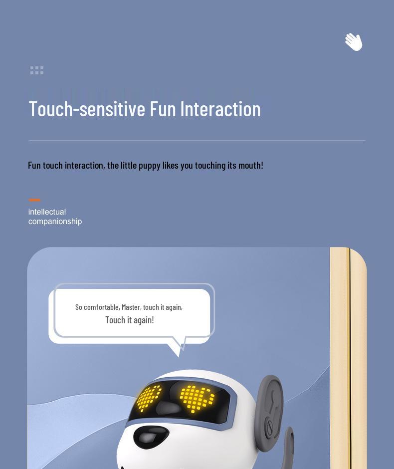 Интерактивная умная игрушка-робот-собака для детей - Двигается, танцует и развлекает