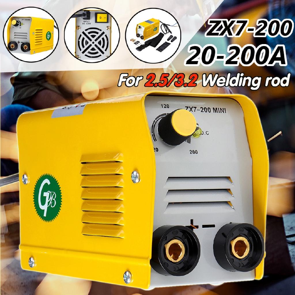 ZX7-200 220V 50-60Hz Welders With Insulated Electrode Inverter Portable Mini Electric Arc Force Welding Machine