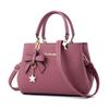 Single Shoulder Women's Bag Large Capacity Mother Bag PU Leather Lady Bag Bow Decoration