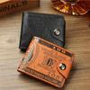 Модные мужские доллары кожаные кошельки доллар цена узор дизайнер повседневный держатель кредитной карты кошелек кошелек для мужчин кошелек