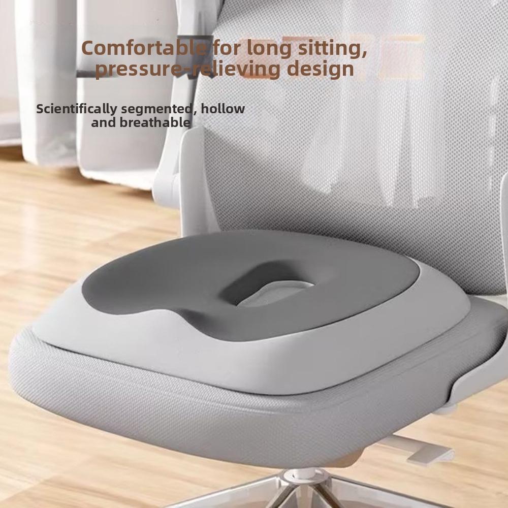 Non-Slip Bottom Memory Foam Cushion Ergonomic Design Posture Support Cushion for Long Sitting