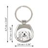 Coton De Tulear, Cotie - Keychain with a Dog, Keychain with a Print, Personalized Pendant from the Art-Dog Brand