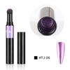 12 Color Nail Pen Tailor Oil Pen Chrome Nail Powder Holographic Powder Mirror Effect Air Cushion Magic Nail Art Decorative Nail Suite XYZ