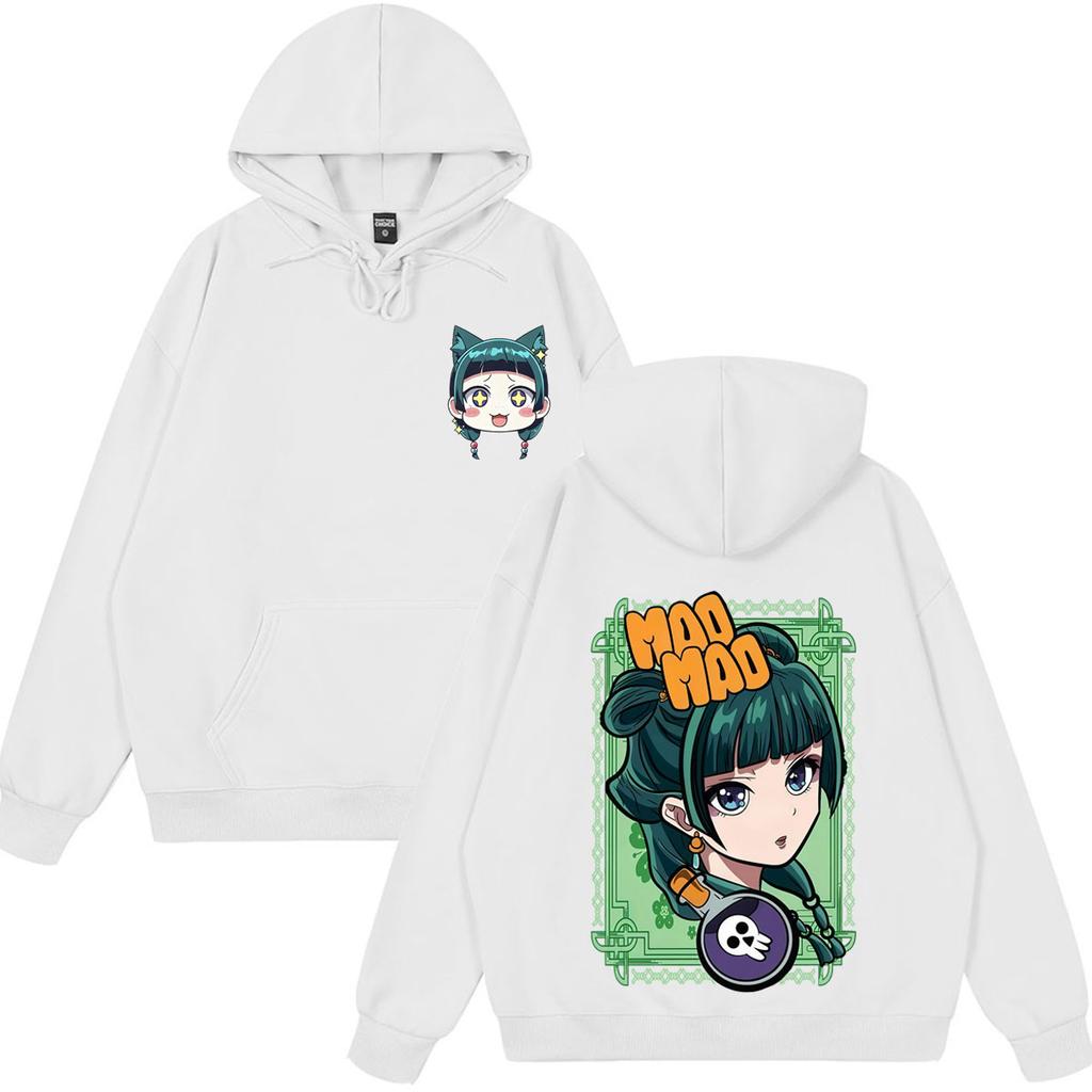 Anime The Apothecary Diaries Print Hoodie Men Women Hip-hop Punk Sweatshirts Winter Fleece Loose Casual Oversized Pullover Tops