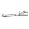 Motorcycle Exhaust Mid Pipe Stainless Steel Catalyst Middle Link Pipe for MT‑10 SP FZ‑10 2022 to 2023