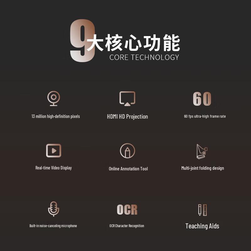 Jieyuxing V50 4K Высокоскоростная документ-камера CN-штекер (адаптер в комплекте)