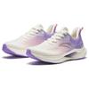 Anta Comfortable Versatile Shock Absorbing Non-Slip Low-Top Casual Running Shoes Women Sneaker White Pink Purple 122425536-4