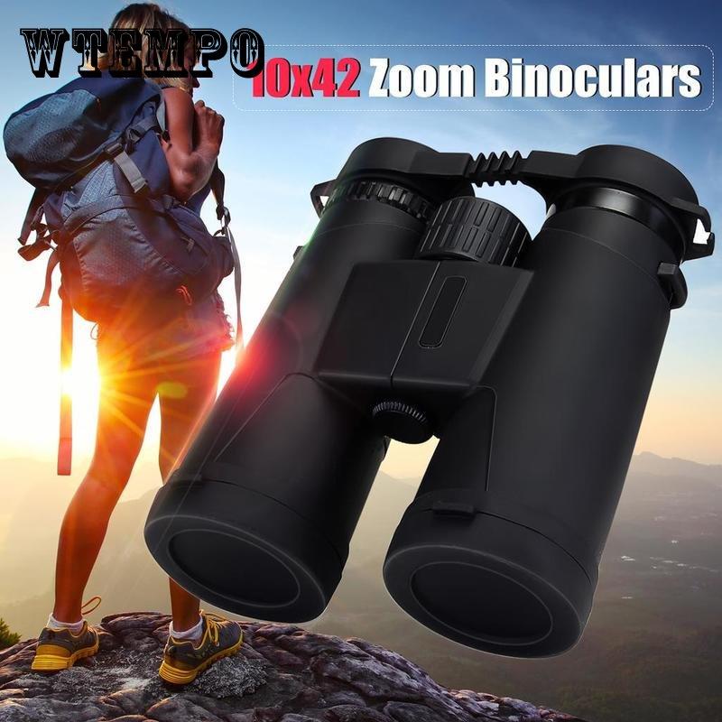 Открытый водонепроницаемый противотуманный бинокль с зумом 10x42, телескоп для кемпинга, путешествий, военный бинокль