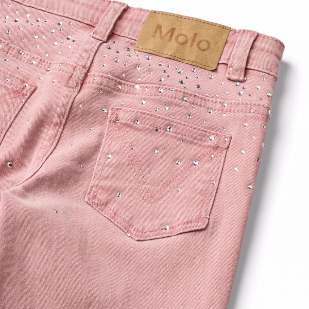 Molo [26ss] 5 8 лет Аста Джинсовые брюки-клеш с кубическим декором Akis9pt029