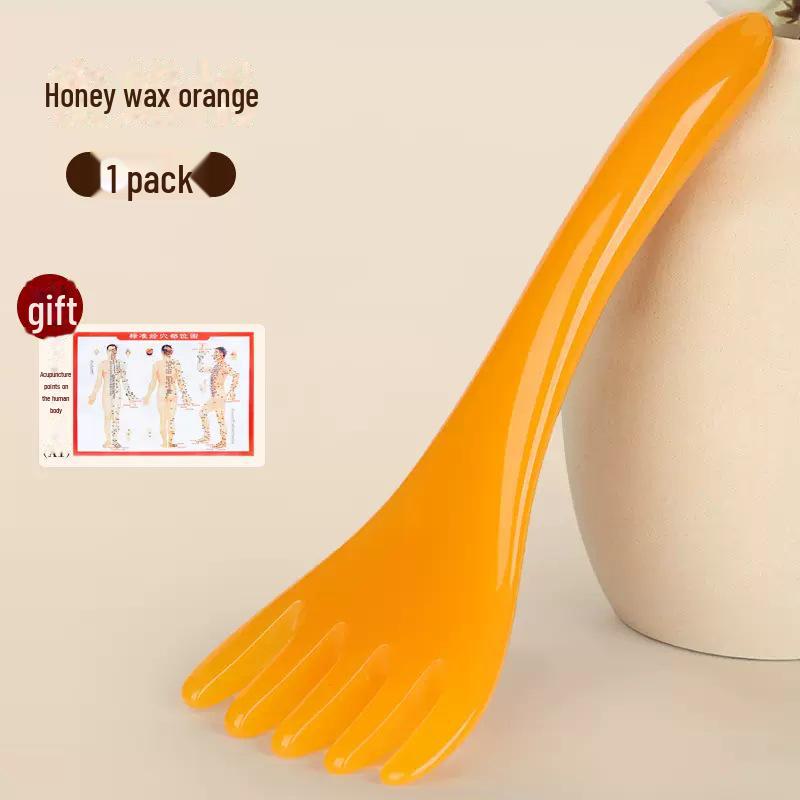 Массажер для кожи головы с пятью лапками: Акупрессурная расческа для релаксации и декомпрессии