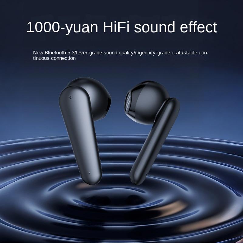 Новая беспроводная гарнитура с музыкальным шумоподавлением, Bluetooth-гарнитура для упражнений, сверхдлинная, с более близким аккумулятором, мобильные наушники