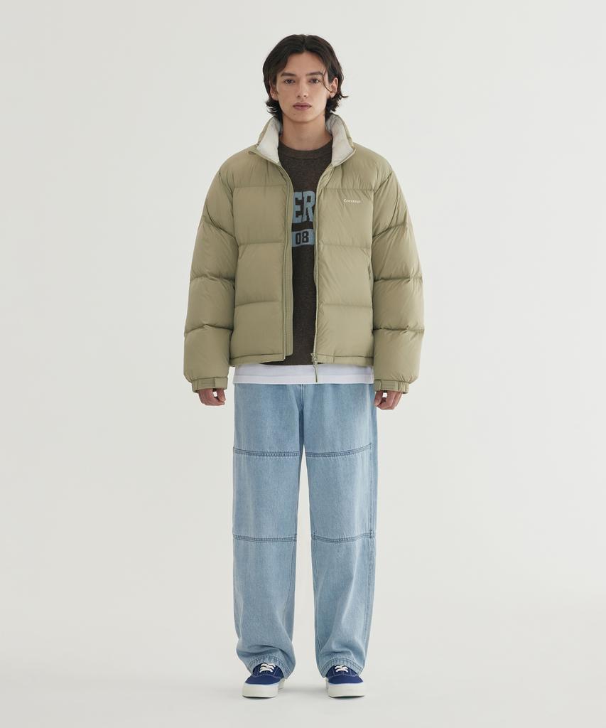 Covernat Civic Rds Short Puffer Light Khaki