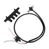 for NMEA2000 Cable with 4 Port T Connector 3A Fuse 5Pin M12 Thread 1m Long IP67 Waterproof for Lowrance Networks
