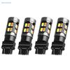 Светодиодная лампа двойного цвета T25 3157 P27-7W 5630 20SMD Canbus Автомобильная лампа стоп-сигнала, заднего хода, указателя поворота Белый Янтарный