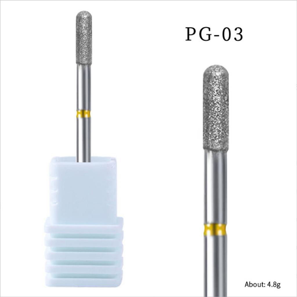 Алмазные насадки для ногтей, фреза для ногтей, быстрое удаление кутикулы, акриловый или твердый гель-лак для ногтей, машинка для маникюра и дизайна ногтей