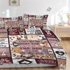 3pcs Dogs, Dog Quotes Duvet Cover Set, Cover For Bedroom Guest Room (1 Duvet Cover + 2 Pillowcase, Without Quilt),  yy250922185