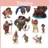 10 шт. Фигурка Моаны Игрушка Куклы Милые ПВХ Детский Подарок Для Творческой Игры Декор