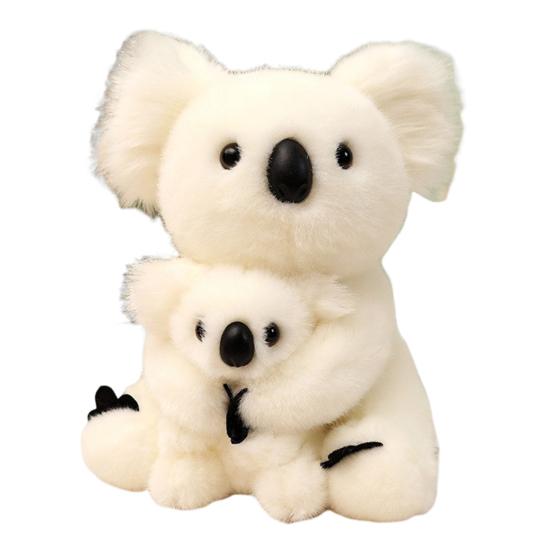 2Pcs/Set Koala Plush Toy Emotional Healing Soft Soothing Doll Hug Companion Well-being Doll Koala Hug Toy