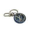 Used 12564 Portocle LV Tokens MP2721 7950 LV Signature Marble Silver Key Ring with LV Circle Blue, Men's from Japan