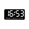 LED Digital Wall Clock With 2 Alarm Large Display Alarm Clock For Living Room Office Classroom Gym Shop Decor