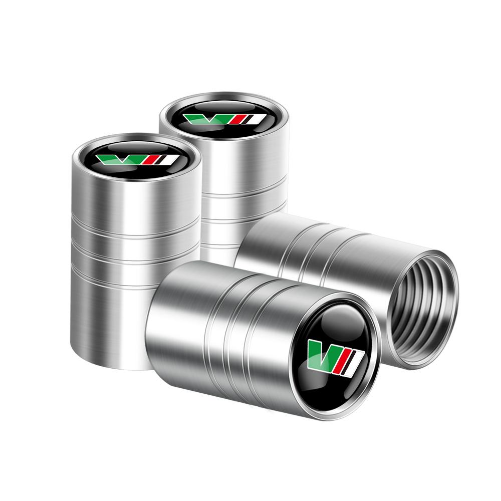 2026 Hot For SKODA 4pcs Metal Car Wheel Tire Valve Caps Stem Case Covers Accessories For Skoda S Kodiaq Octavia A5 2 3 Yeti Karo