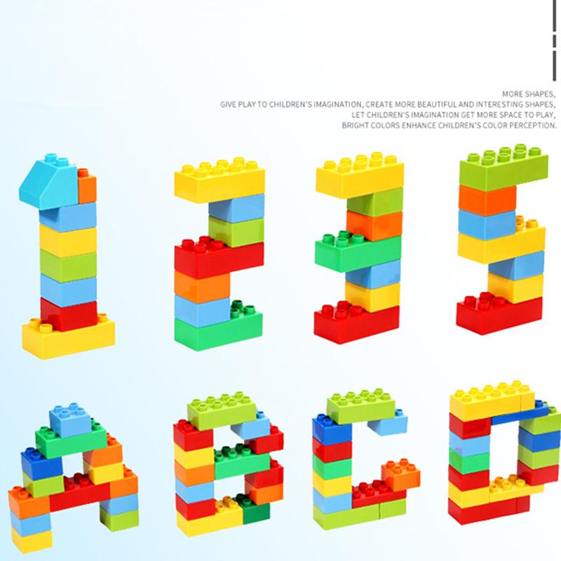 500G Diy Moc Color Random Assembly Big Building Blocks Bulk Basic Parts Classic Model Bricks Creative Sets Educational Baby Toys