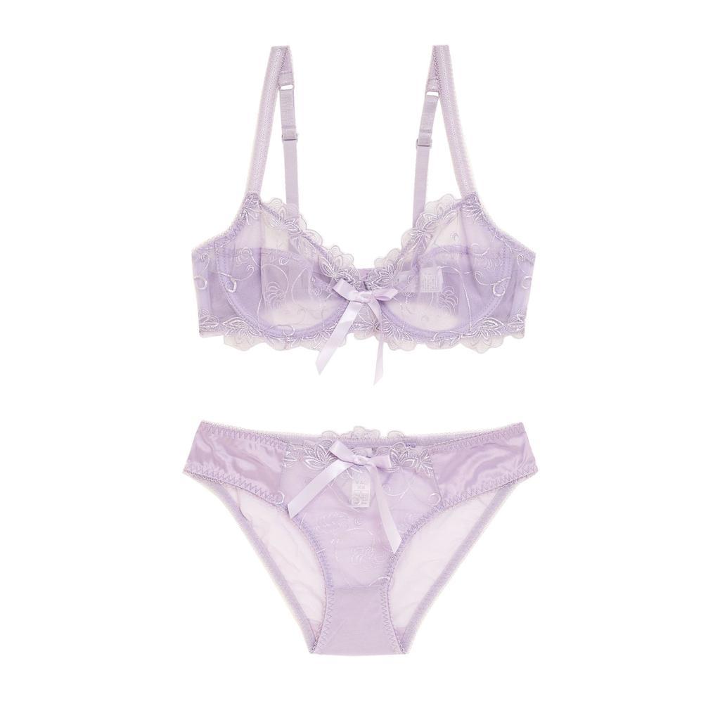 Ультратонкий кружевной сексуальный сетчатый бюстгальтер большого размера, полностью прозрачный, сексуальное женское белье