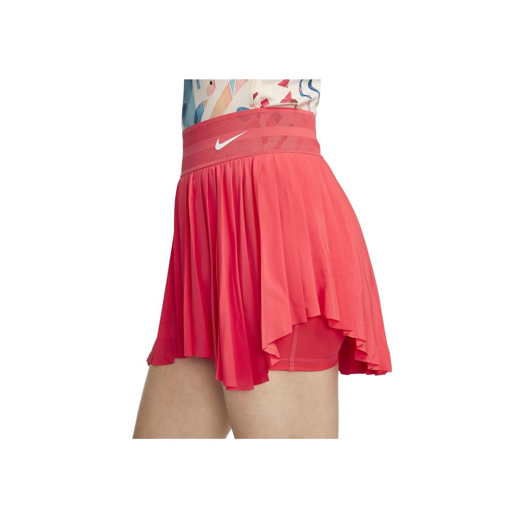 Nike Court Dry Fit Slam Tennis Skirts Solid Color Elastic Waist Short Casual Skirt Women Skirts Red DR6855-850