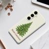 For Samsung Galaxy S25+ Case Christmas Tree Pattern Printing Straight Edge TPU Phone Back Cover