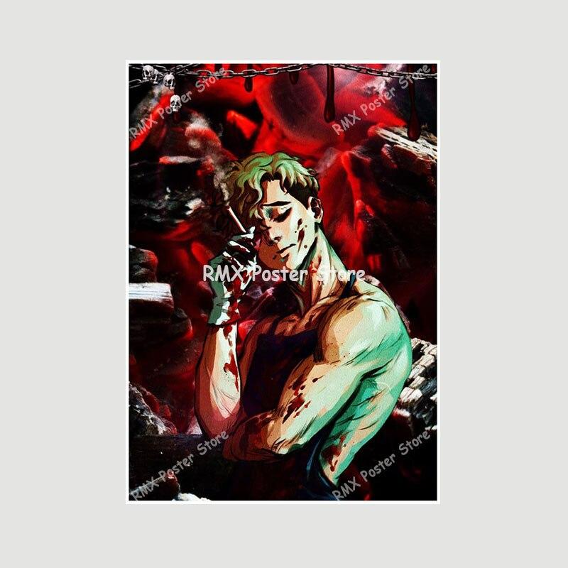 Белая бумага аниме Killing Stalking плакат манга персонаж живопись картина настенные художественные принты украшение для гостиной домашний декор