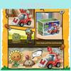 Zombies Vs Plants Solar Energy Force Car Toy With Windup Feature For Kids Play