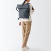 MUJI Rucksack Rucksack made of fabric Unisex Adult EFE48A3S Medium Gray water-resistant