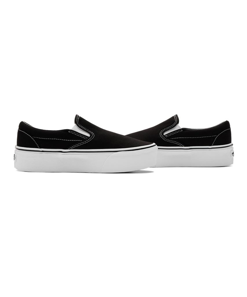 Vans Classic Slip-On Stackform - (холст) черный:True White / Vn0A7Q5Rbmx1