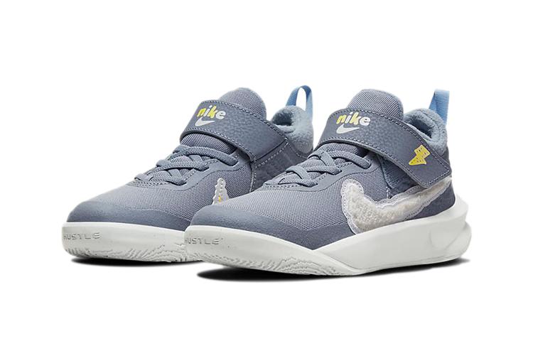Nike Команда Hustle D 10 Dream Низкие Баскетбольные Кроссовки Сине-Белые Детские Возраст 3-7 Лет DH4906-410