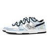 Nike Dunk Wind Dwelling Hibiscus Кожаные Устойчивые к истиранию Низкие Кеды для скейтборда Унисекс Синие HF5441-100(Команда529-)