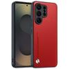 Ударопрочный чехол Funda для Samsung Galaxy S26 Ultra S25 S24 Plus, чехол-крышка, роскошная задняя крышка из ПУ-кожи, полная защита