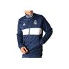 Adidas Real Madrid Sports Logo Stand Collar Jacket Men Outerwear Navy-Blue DX8709