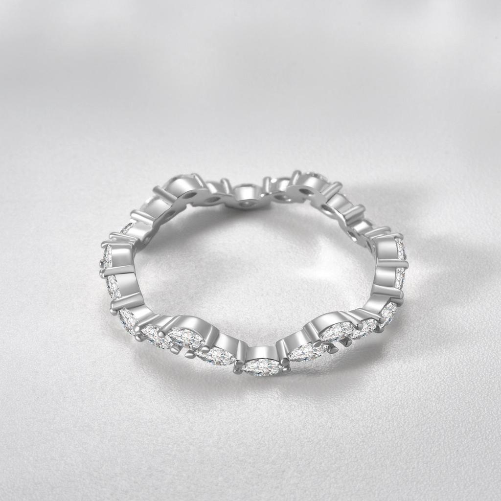 ANDYWEN Классическое кольцо из стерлингового серебра 925 пробы с цирконием маркиза, женские ювелирные украшения, нерегулярные свадебные украшения с кристаллами 2023